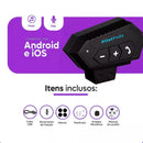 PilotPods - Alto Falante Sem Fio Com Microfone Para Capacete De Moto Bluetooth