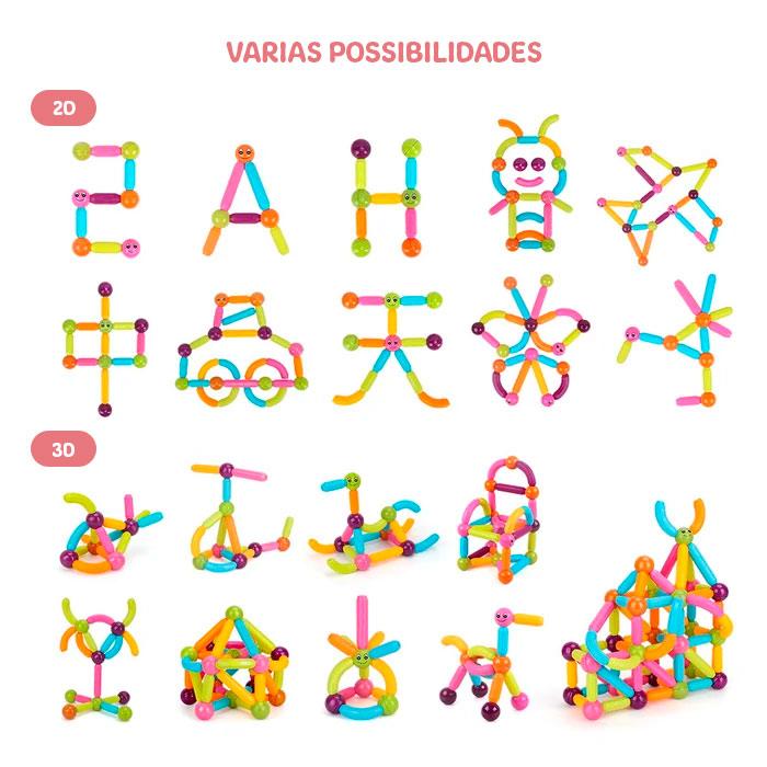 Blocos De Construção Magnéticos Educacionais